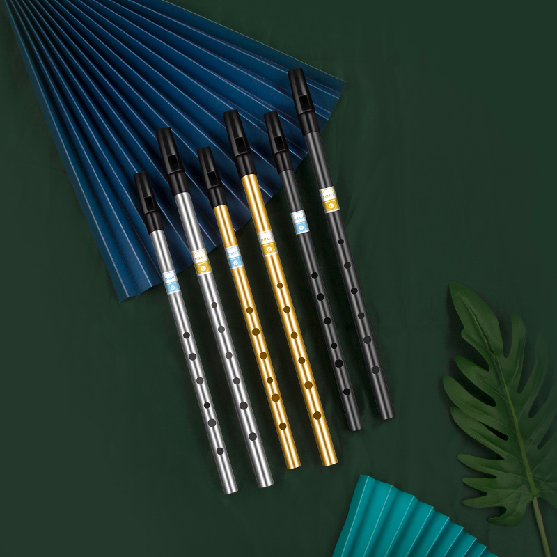 Penny Whistle D - Irische Pfeifenflöte für Musikinstrumente, C/D-Taste, Flöte