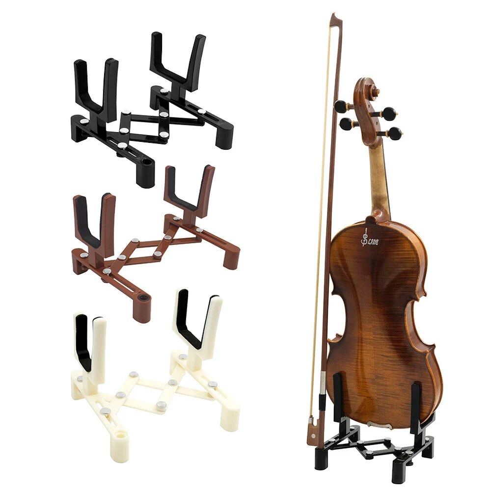 Musical Instrument Fiddle - Einstellbare Violine Ständer Halter Tragbare Volle