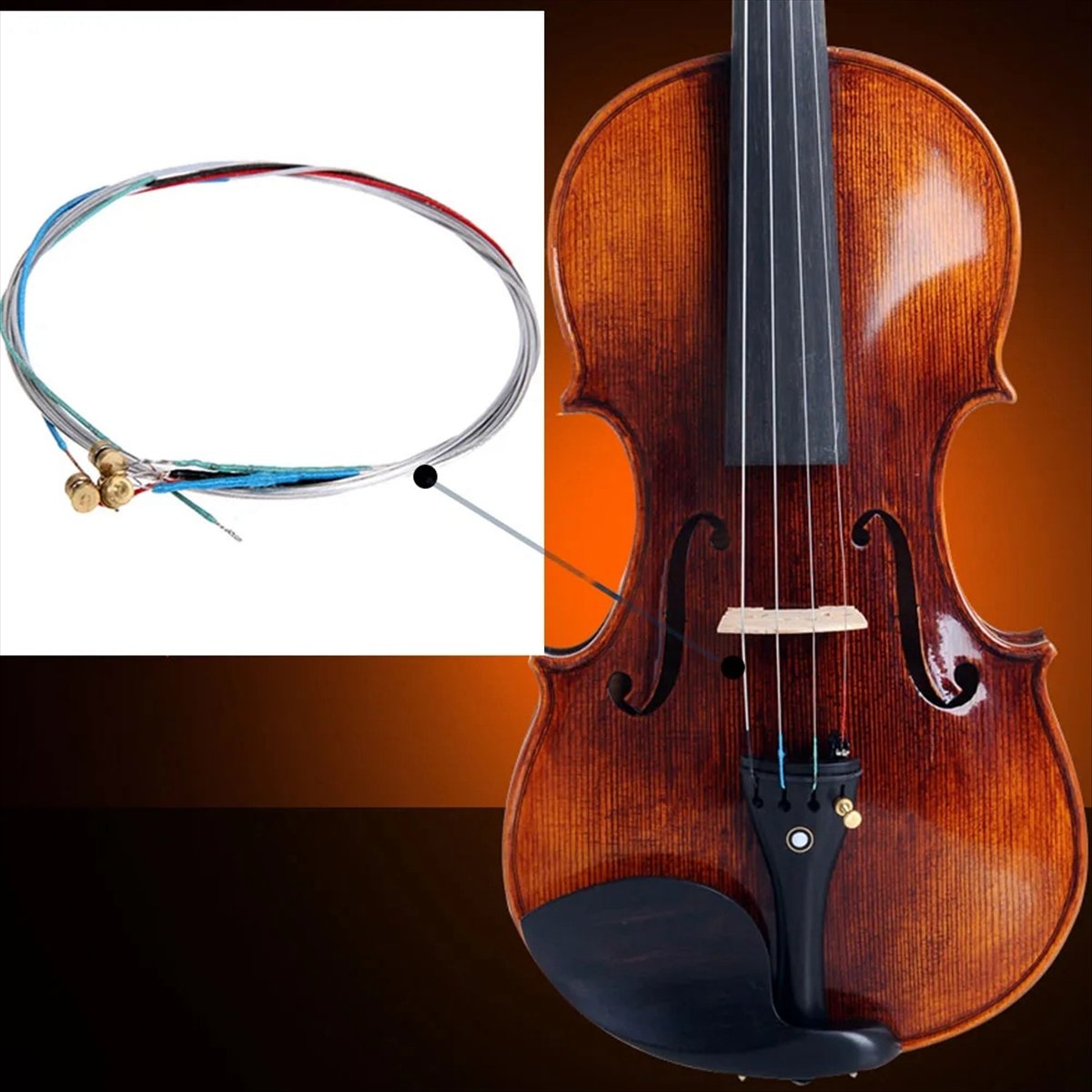 Musical Instrument Strings - ABPF Violinsaiten 4/4 Professioneller Komplettsatz Violinsaiten