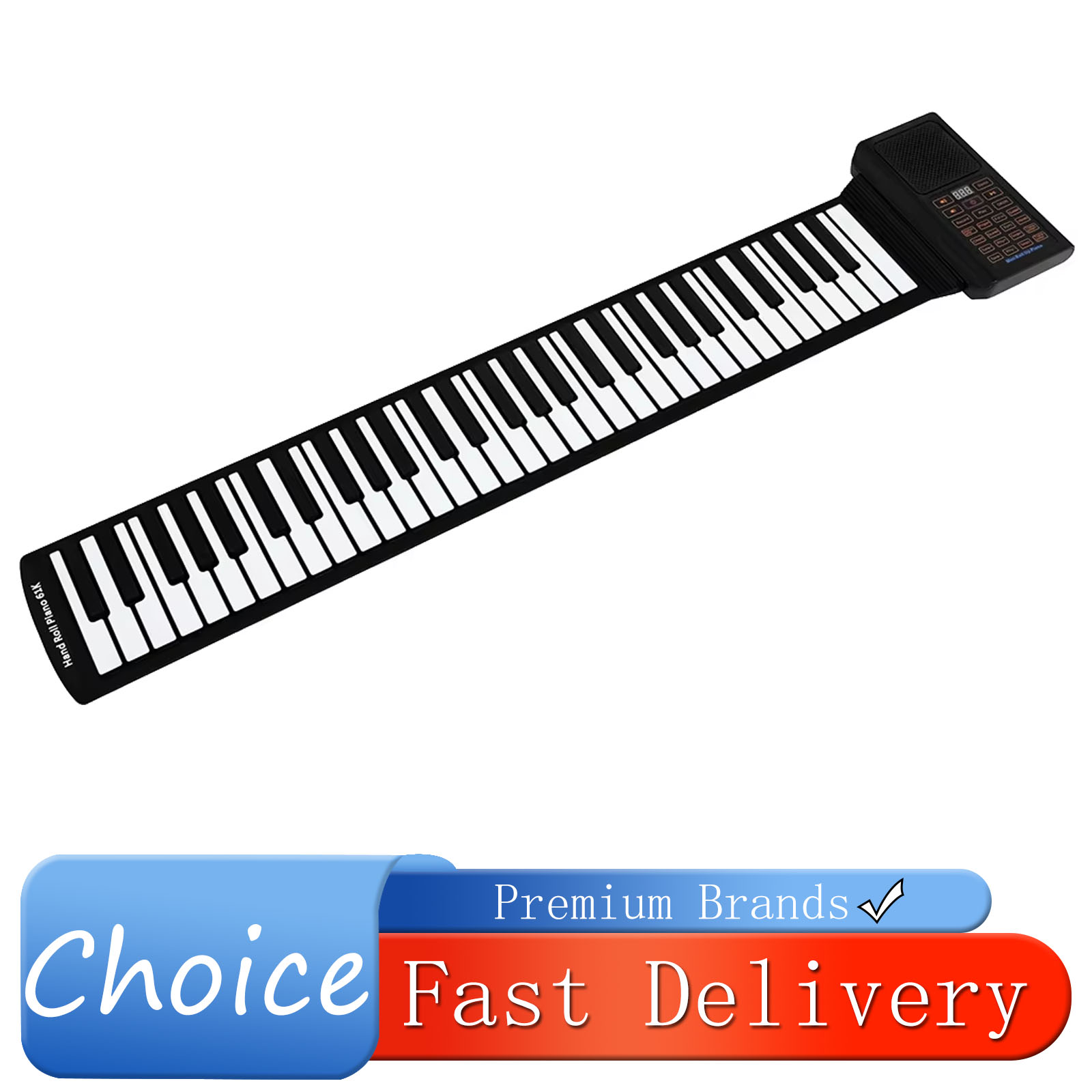 Musical Instrument Of Keyboard - 61 Tasten Mini Roll-Up-Klavier aus Silikon,