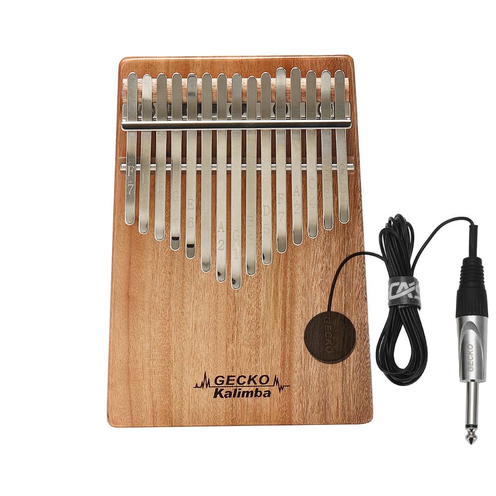 Musical Instrument Of Keyboard - GECKO 15-Tasten-Kalimba G-Ton Daumenklavier Mbira Tastaturinstrument