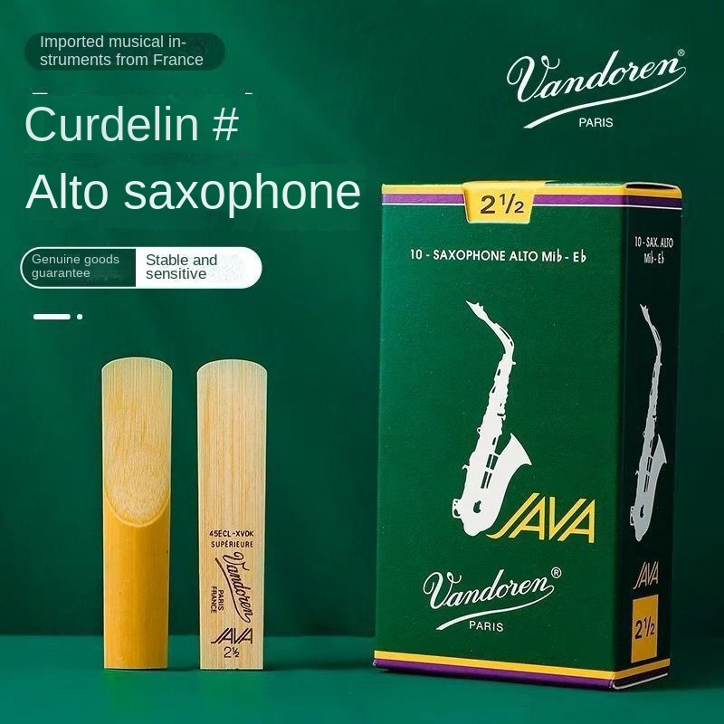 Musical Instrument Saxophone - Bendlin Reed Green Box JAVA Altsaxophon