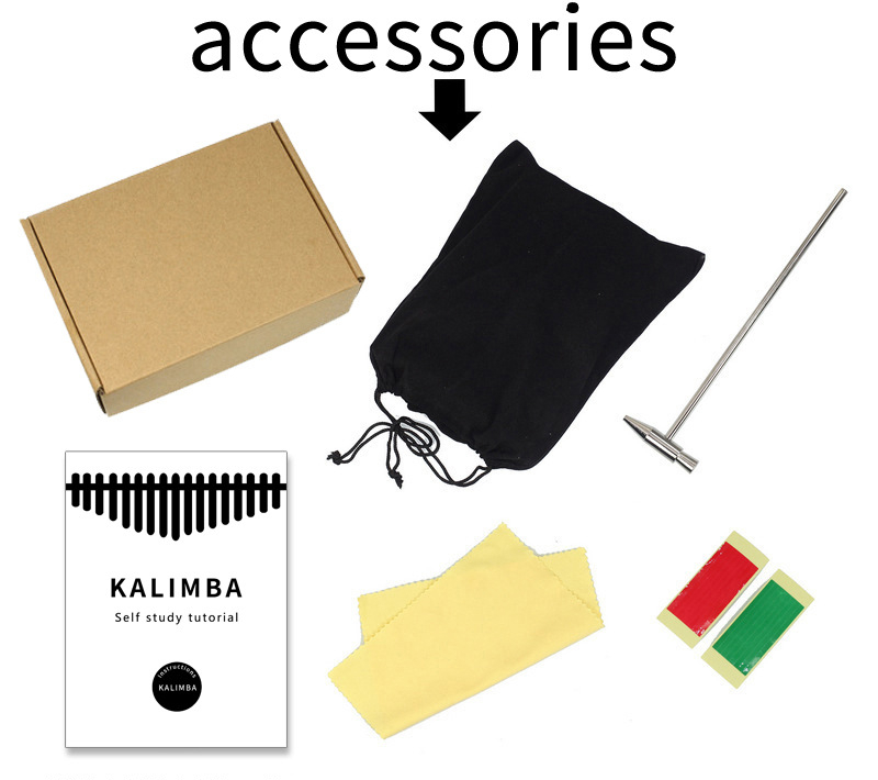 Bunte 21 Schlüssel Kalimba Kin – Musical Instrument Of Keyboard Bewertung und Preis