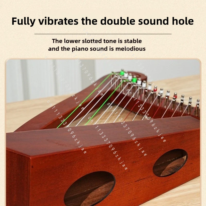 Handgefertigte 15-Ton-Harfe fü – Musical Instrument Strings Bewertung und Preis