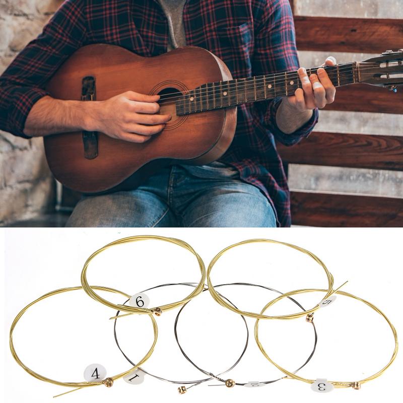 6Pcs Hochwertige Akustische Gi – Musical Instrument Strings Bewertung und Preis