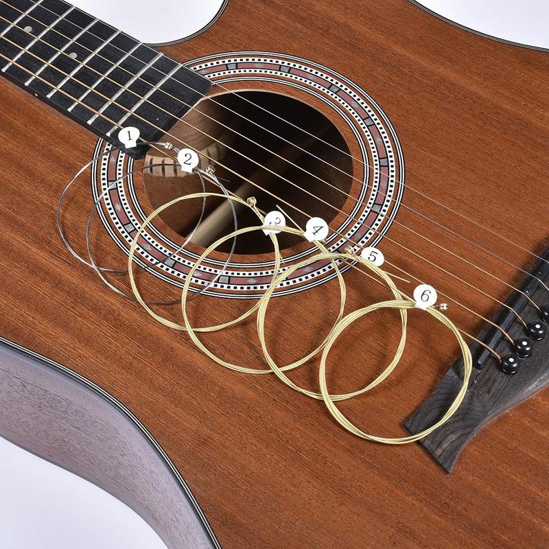 6Pcs Hochwertige Akustische Gi – Musical Instrument Strings Bewertung und Preis