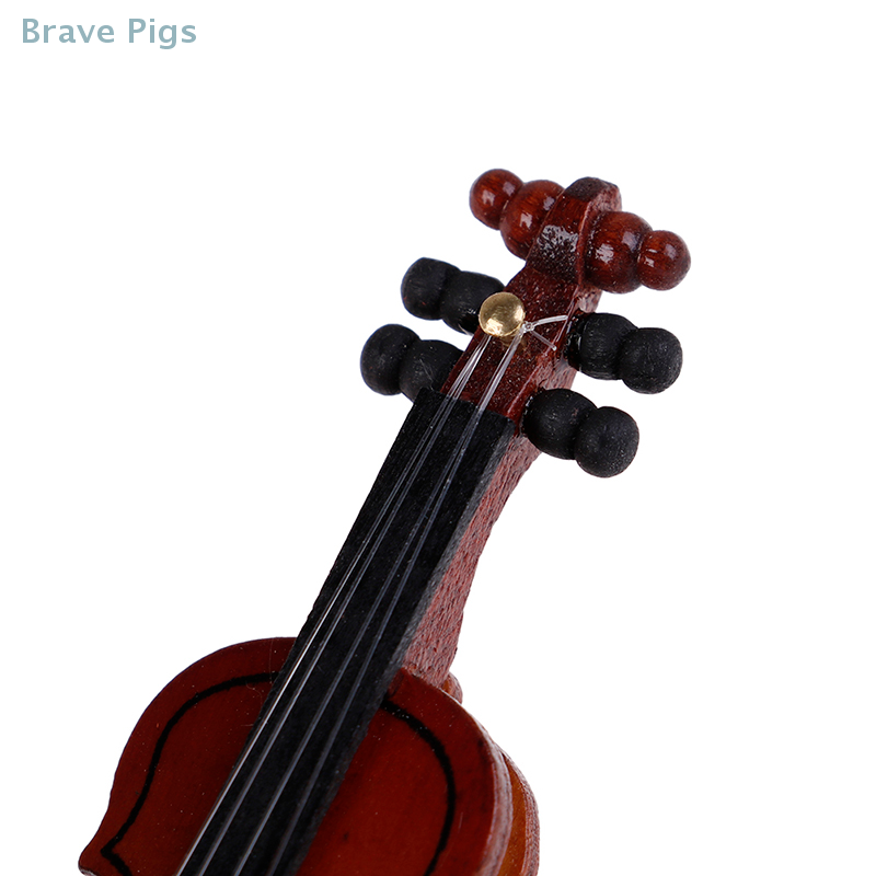 Puppenhaus Violine Mini Holzin – Musical Instrument Fiddle Bewertung und Preis