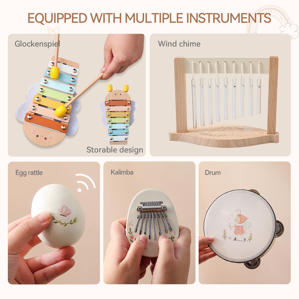 Musik Spielzeug Baby Holz Mont – Musical Instrument Drawing Bewertung und Preis