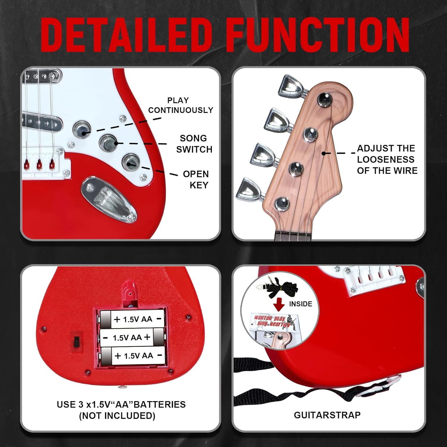 E-Gitarrenspielzeug für Kinder – Musical Instrument Drawing Bewertung und Preis