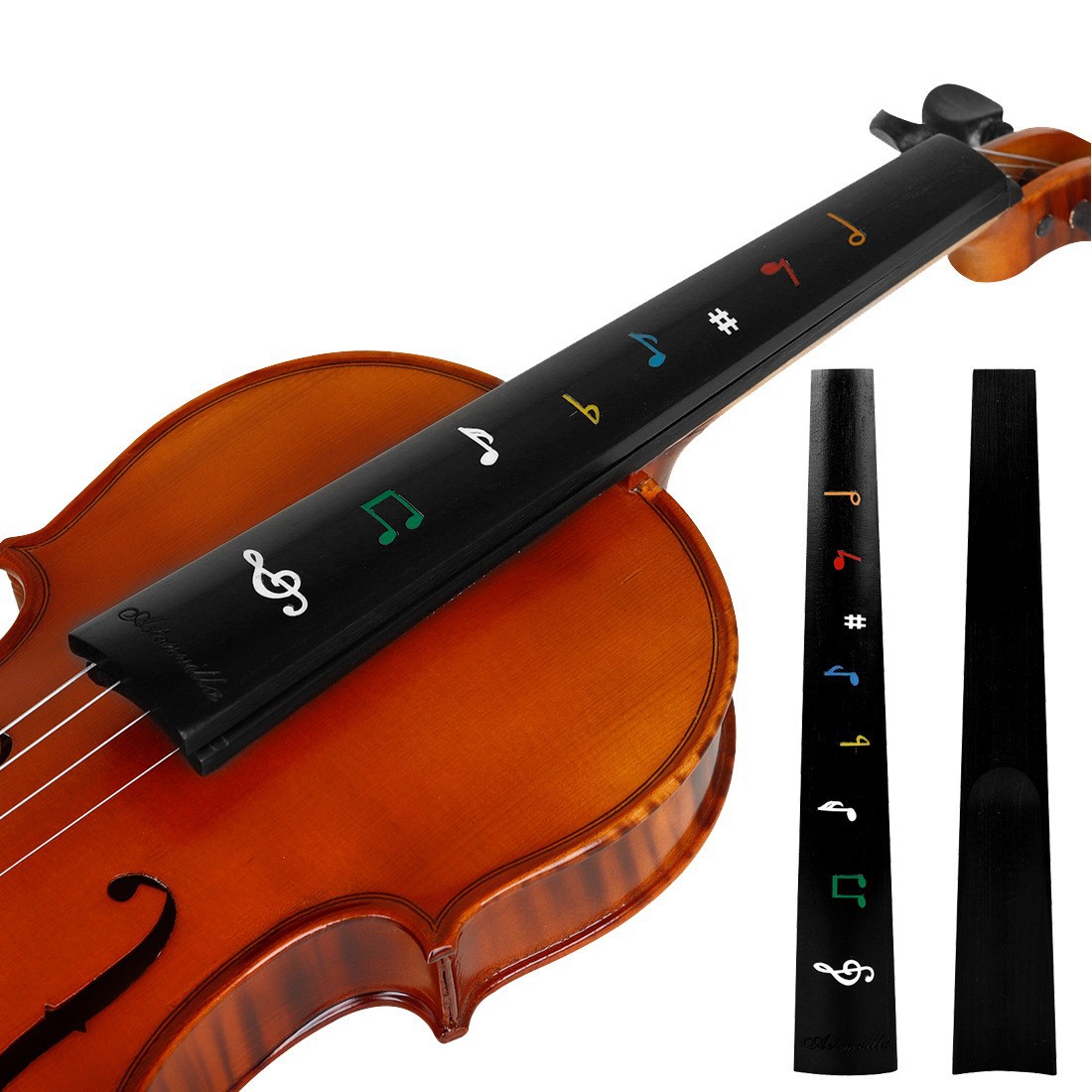 4/4 Violin-Griffbrett aus Eben – Musical Instrument Fiddle Bewertung und Preis