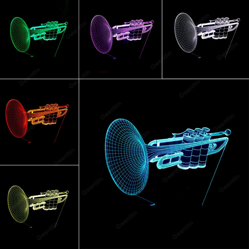3D Illusion Nacht Licht Led US – Musical Instrument No Touch Bewertung und Preis